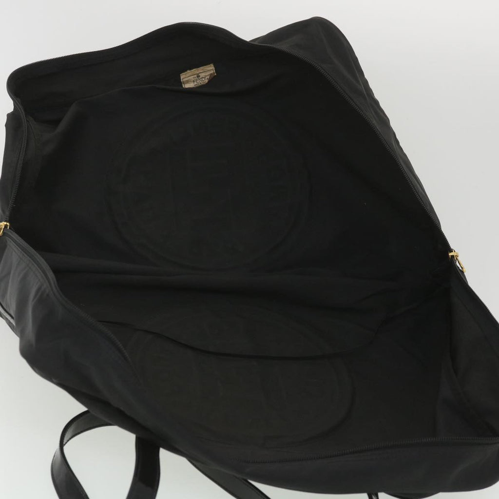 FENDI Shoulder Bag Nylon Black 38669