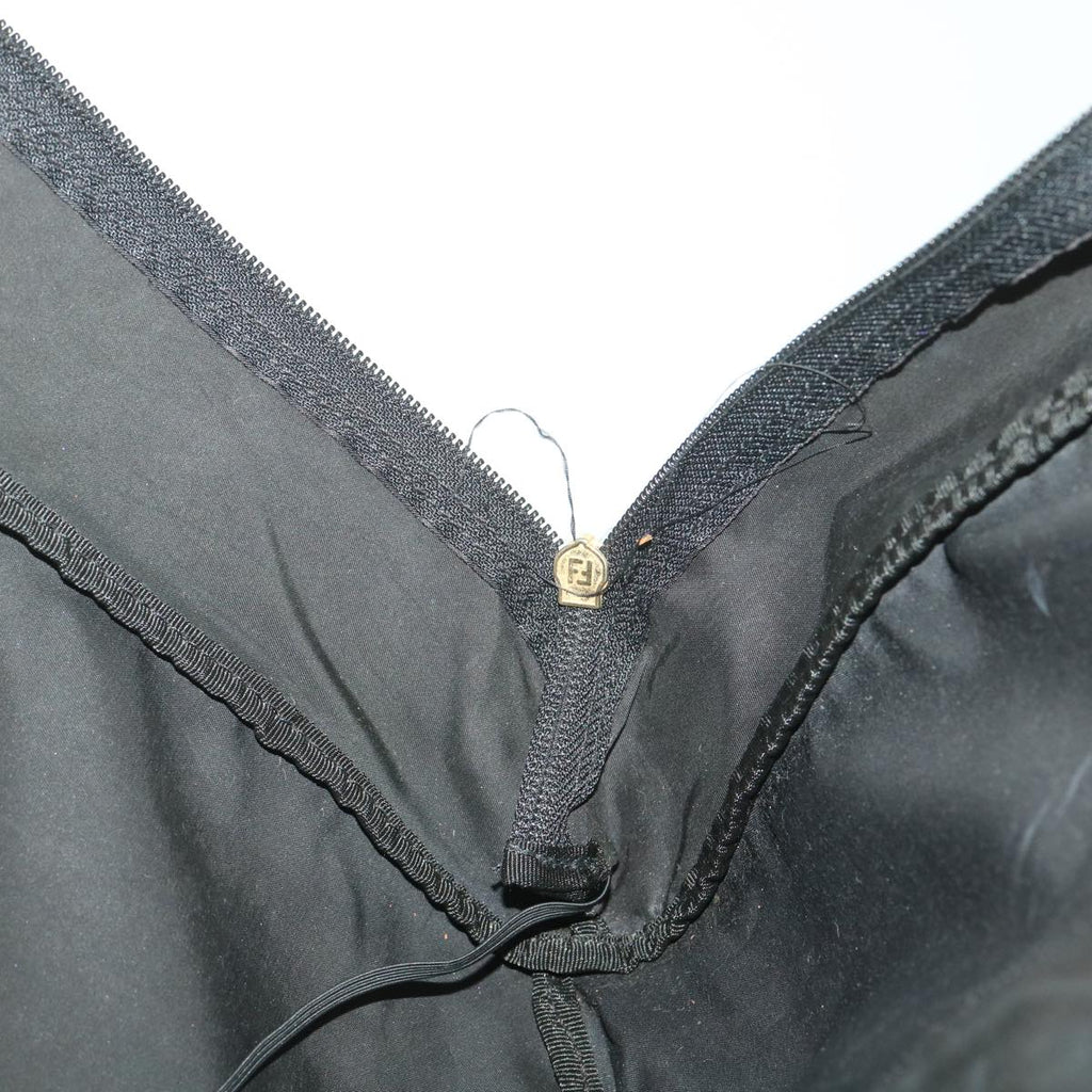 FENDI Shoulder Bag Nylon Black 38669