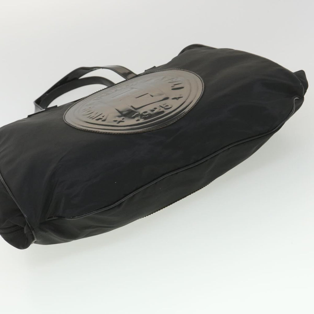 FENDI Shoulder Bag Nylon Black 38669