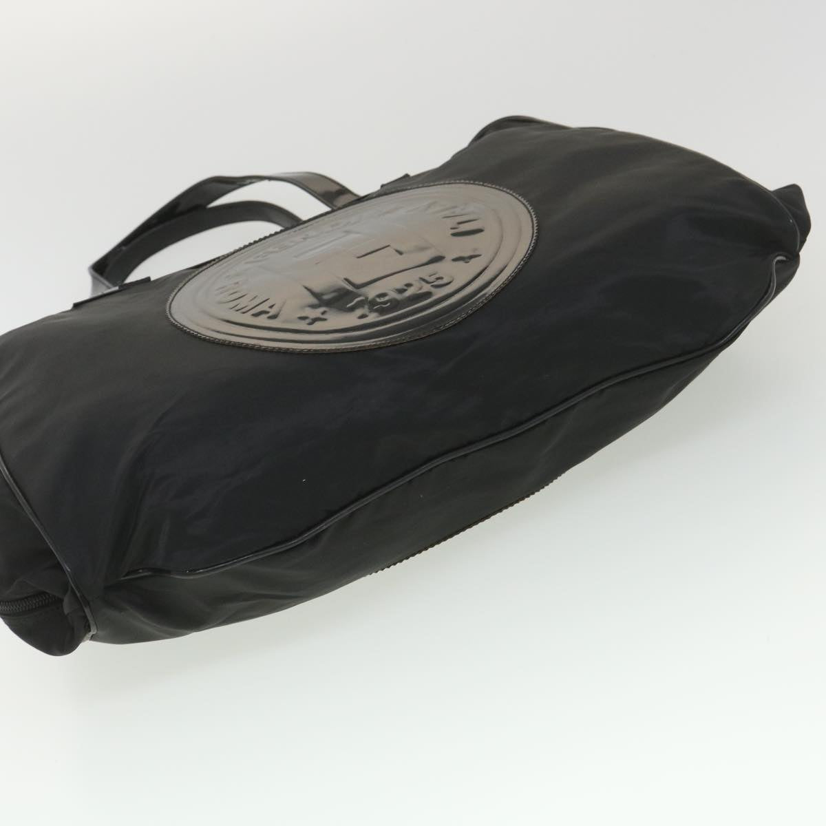 FENDI Shoulder Bag Nylon Black 38669