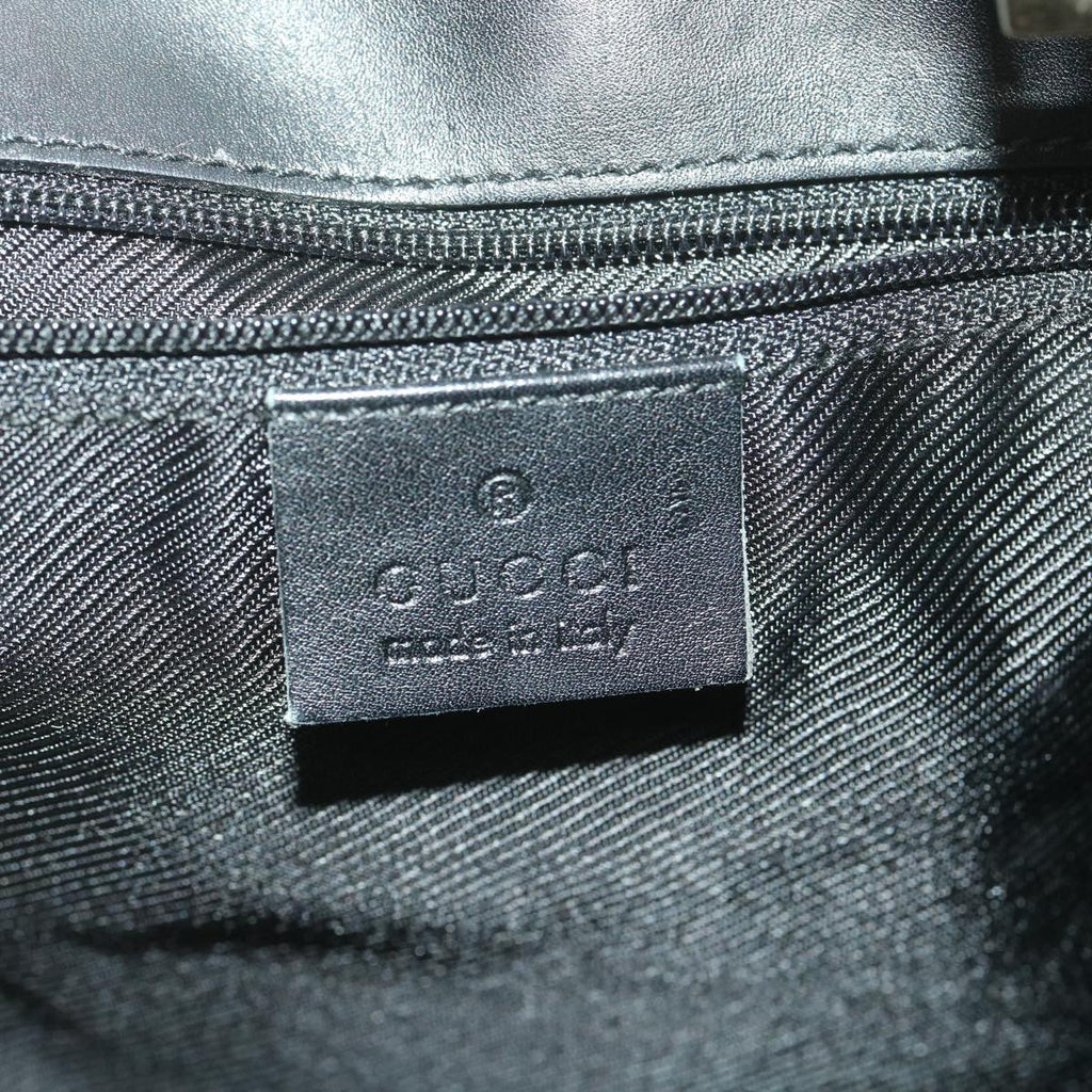 GUCCI GG Canvas Shoulder Bag Black 002.1098 1705 38671