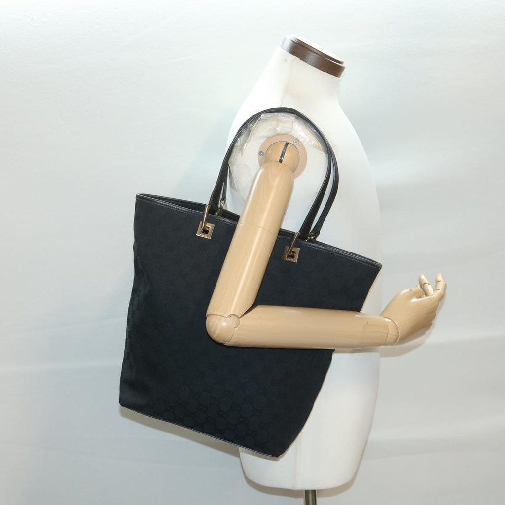 GUCCI GG Canvas Shoulder Bag Black 002.1098 1705 38671