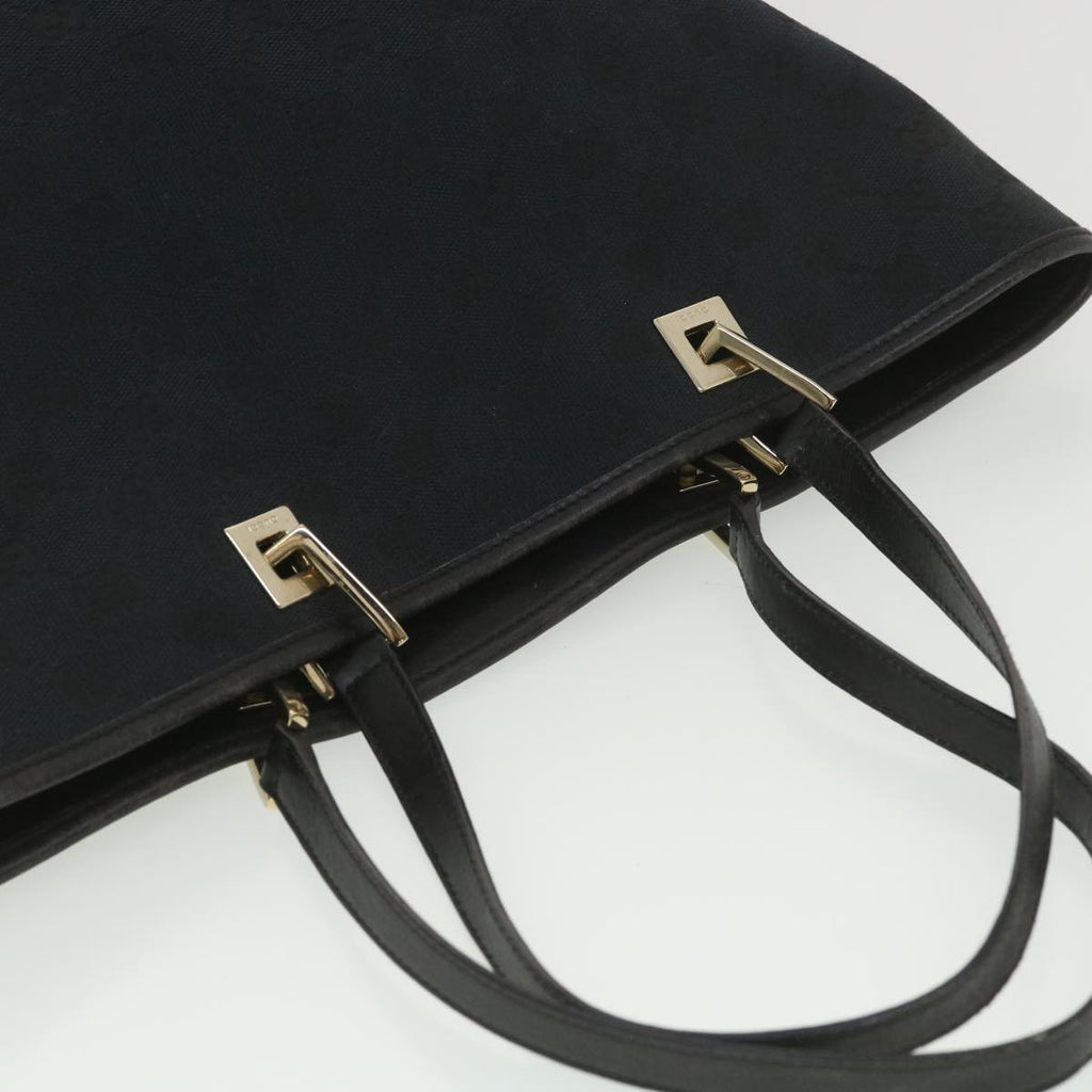 GUCCI GG Canvas Shoulder Bag Black 002.1098 1705 38671