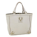 GUCCI Shoulder Bag Leather White 130739 38678