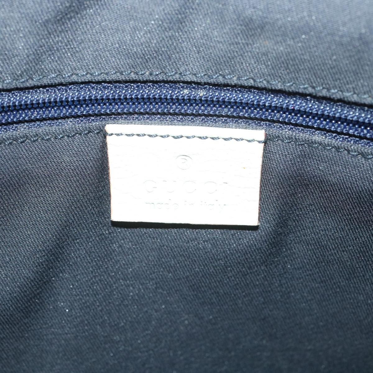 GUCCI Shoulder Bag Leather White 130739 38678