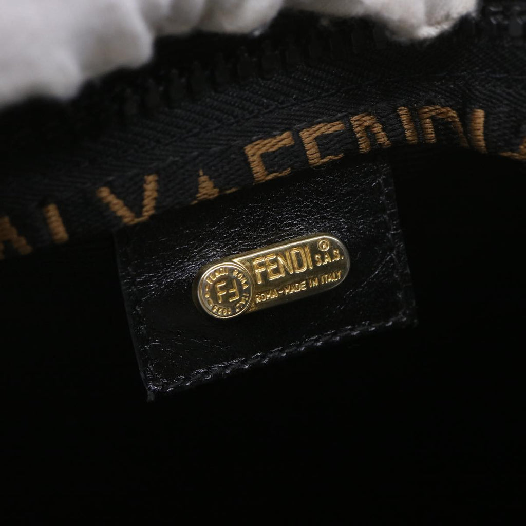 FENDI Hand Bag Canvas Black 2291 26488 088 38797