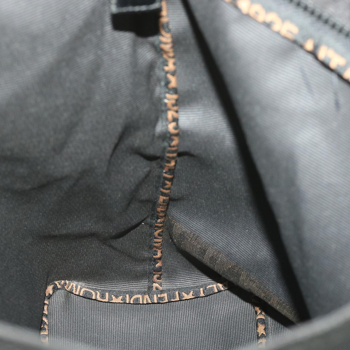 FENDI Hand Bag Canvas Black 2291 26488 088 38797
