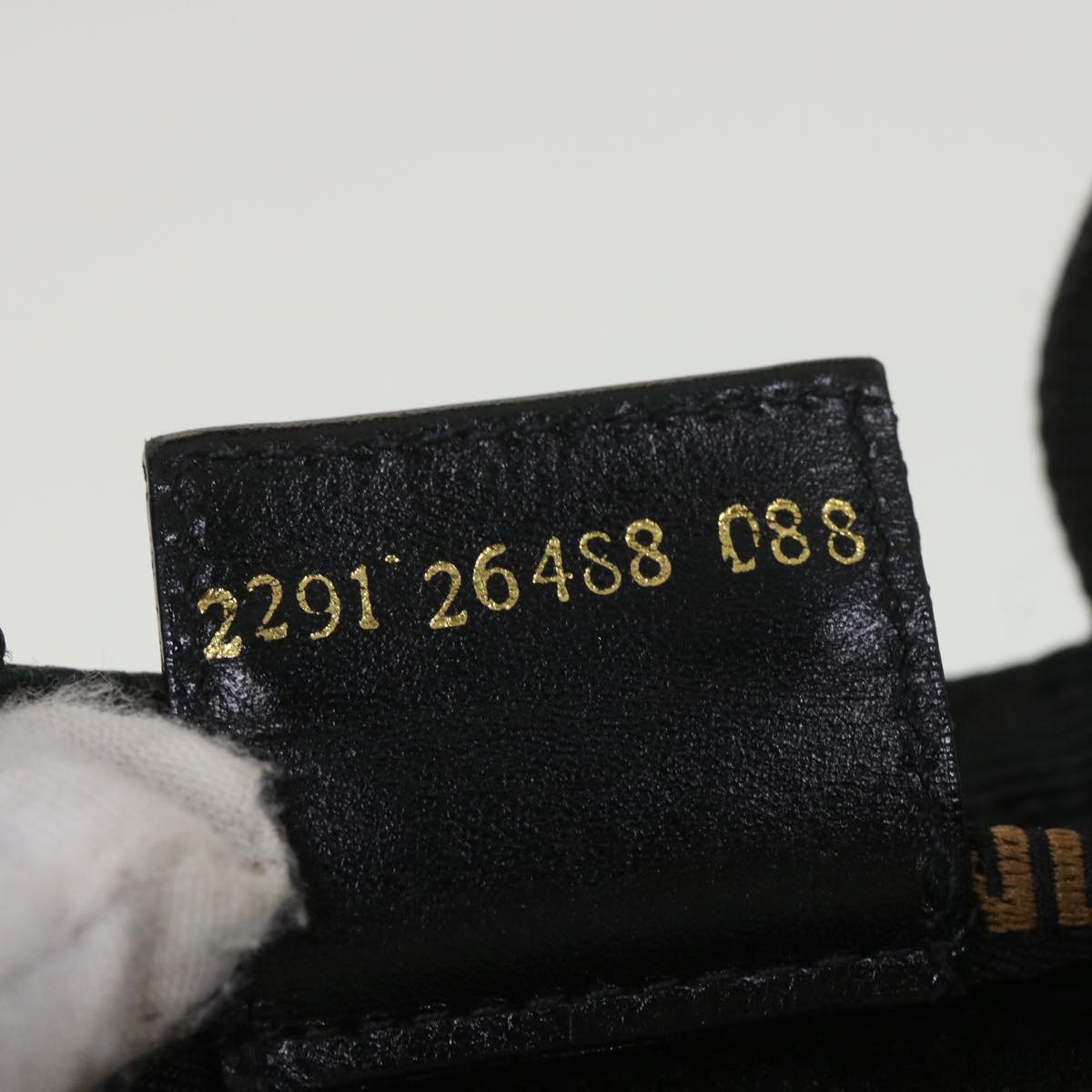 FENDI Hand Bag Canvas Black 2291 26488 088 38797