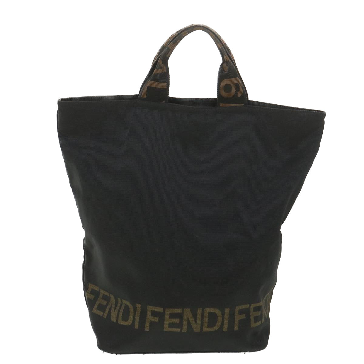 FENDI Hand Bag Canvas Black 2291 26488 088 38797