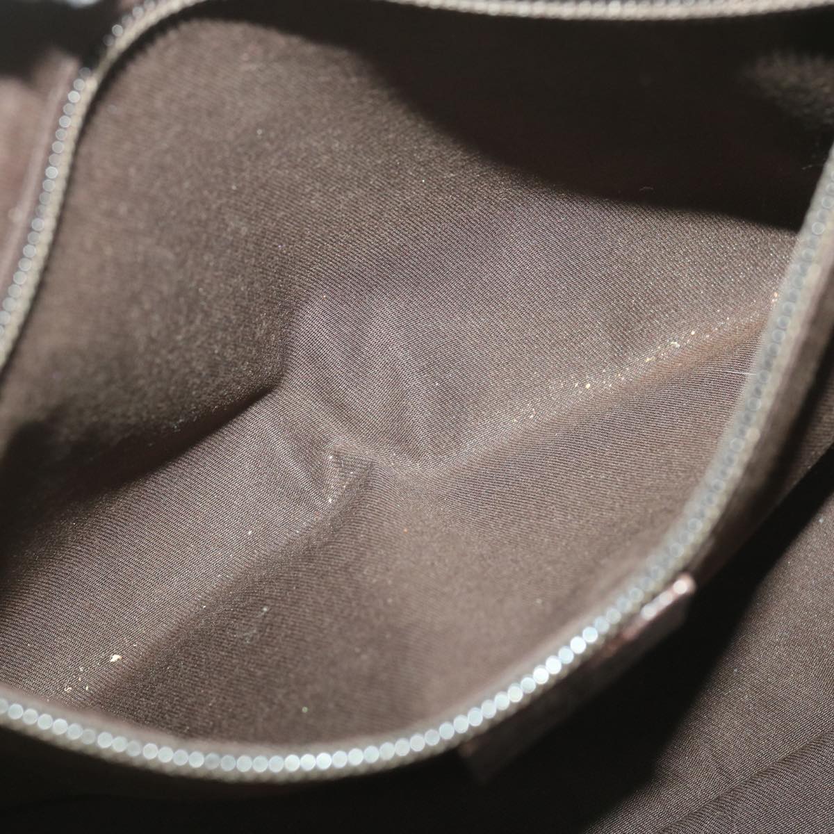 GUCCI GG Canvas Hand Bag PVC Leather Beige 141976 38817