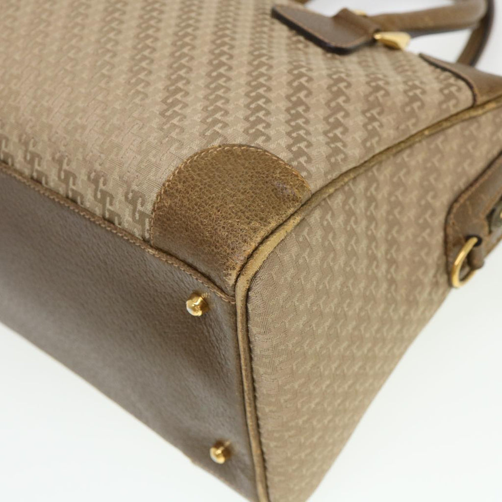 GUCCI Hand Bag Canvas 2way Beige 38861
