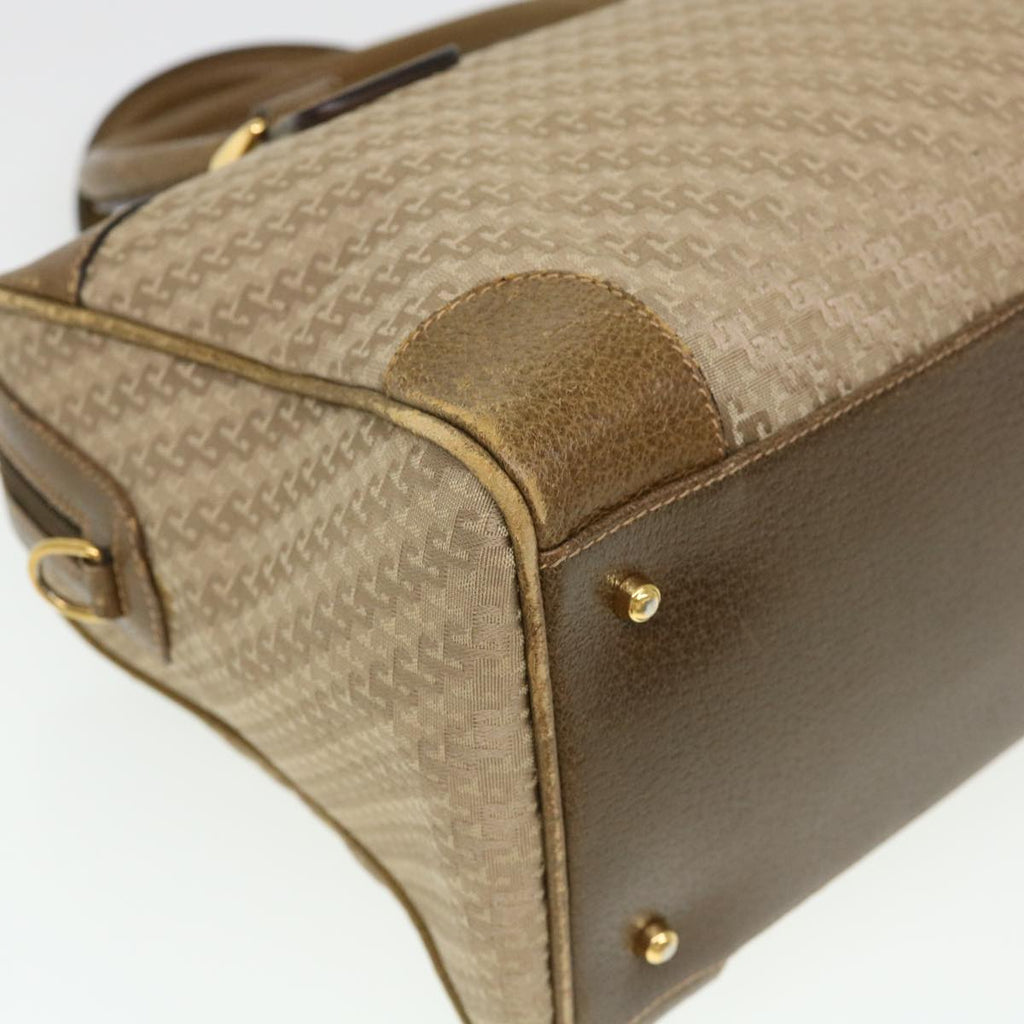 GUCCI Hand Bag Canvas 2way Beige 38861