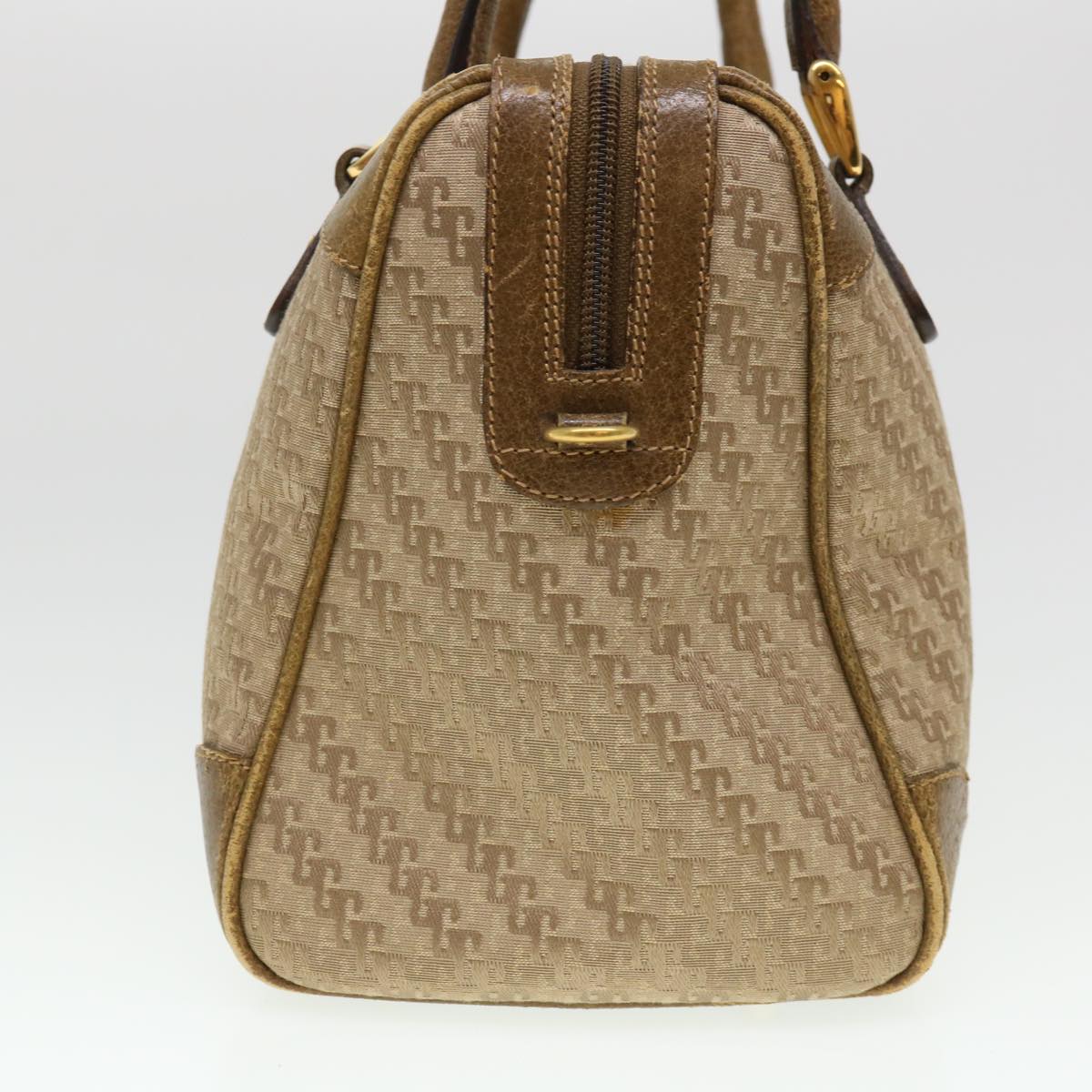GUCCI Hand Bag Canvas 2way Beige 38861