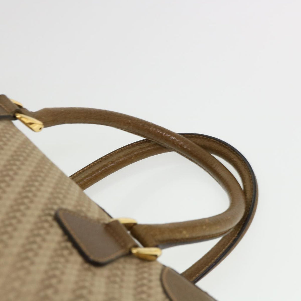 GUCCI Hand Bag Canvas 2way Beige 38861