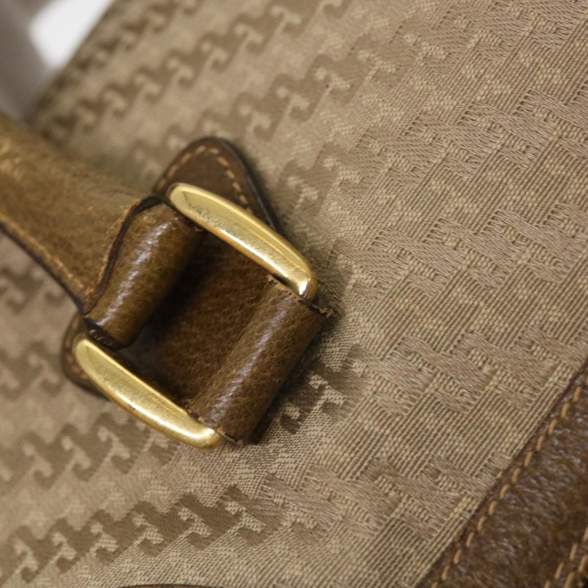 GUCCI Hand Bag Canvas 2way Beige 38861