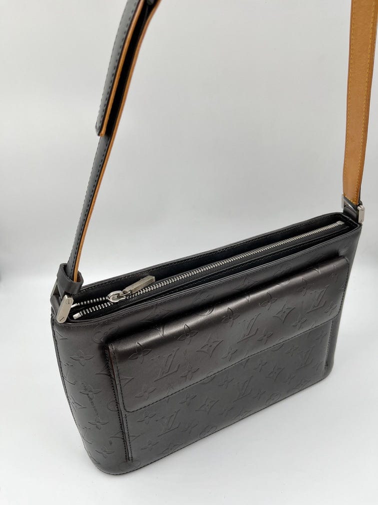 Louis Vuitton Mat Allston Handbag Monogram Vernis