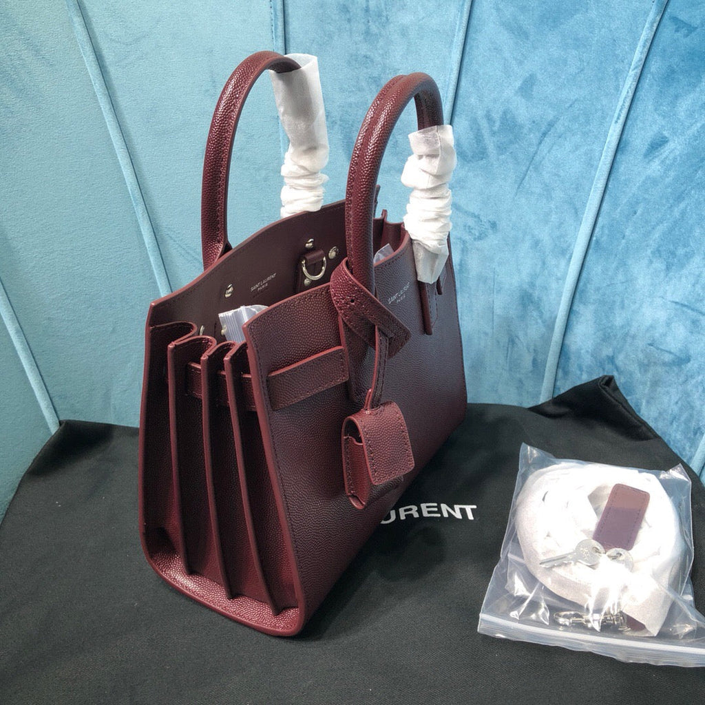 GLAMI Sac De Jour Nano Burgundy For Women 8.6in/22cm YSL