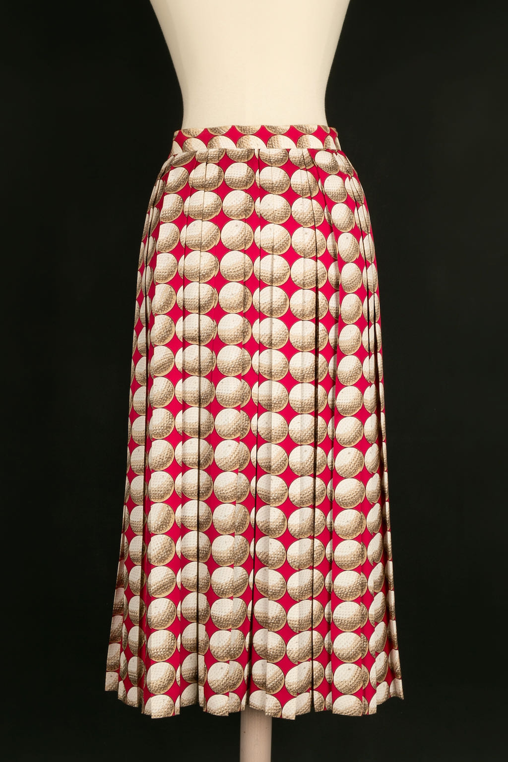 Jupe plissÃƒÆ’Ã‚Â©e "balles de golf" HermÃƒÆ’Ã‚Â¨s