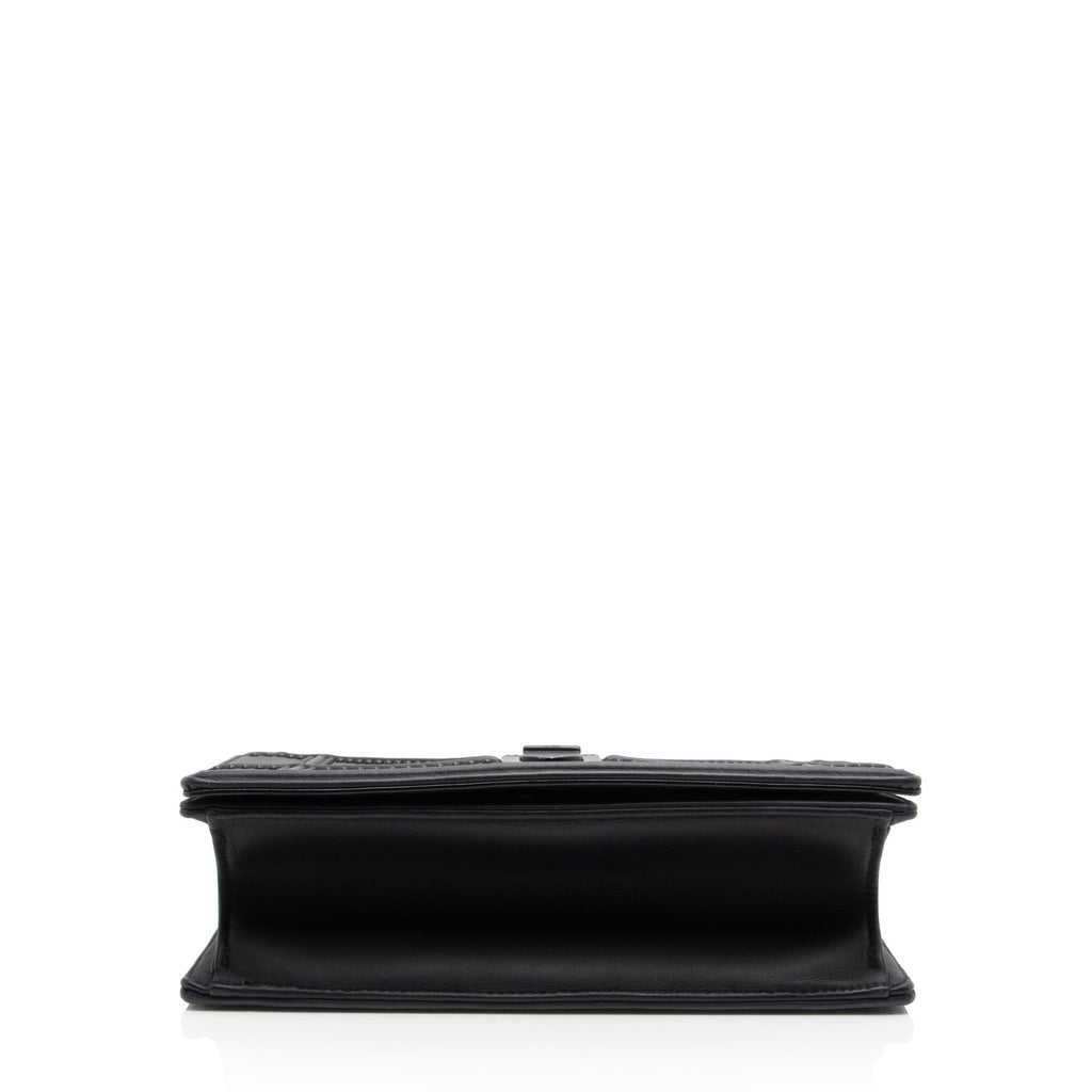 Dior Matte Calfskin Studded Diorama Small Shoulder Bag