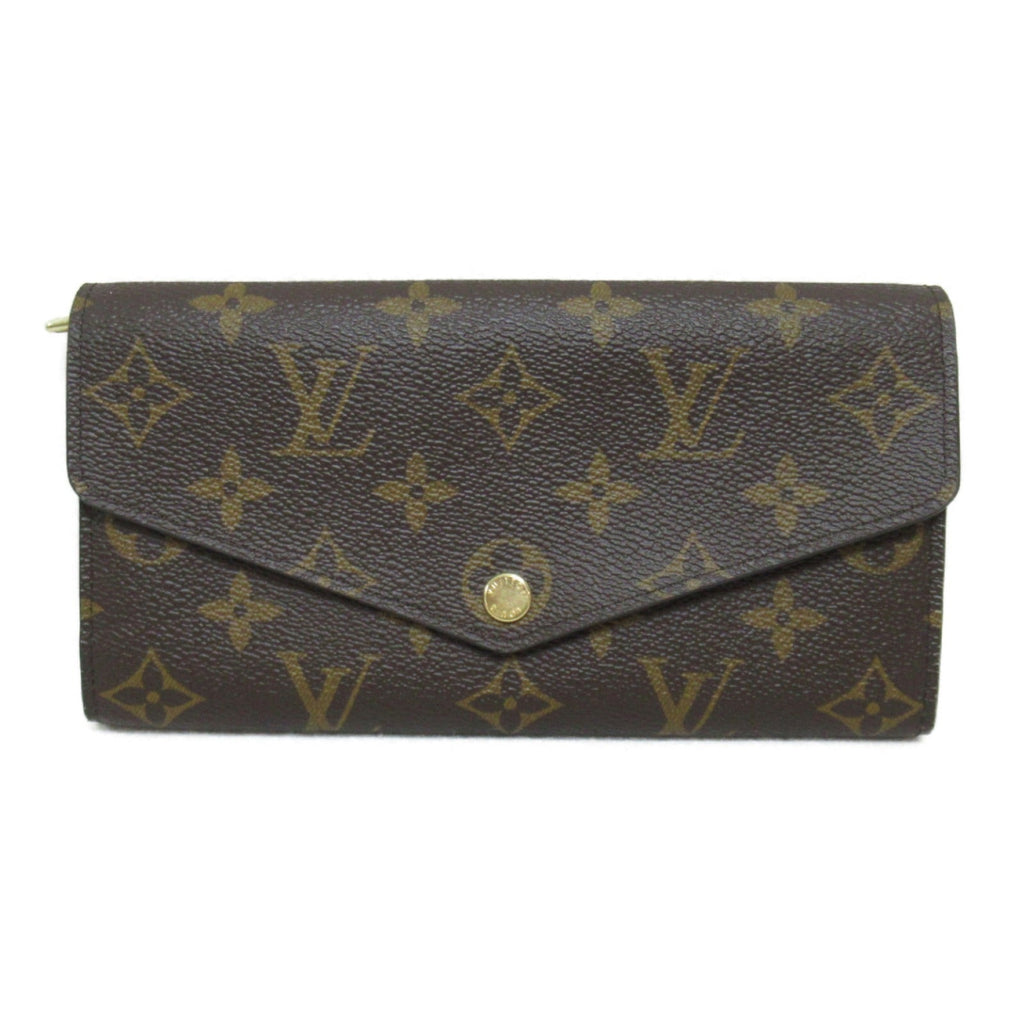 Louis Vuitton Portefolio Sarah Two Fold Wallet Two Folded Wallet Two Folded Wallet PVC  Canvas   Brown M60531