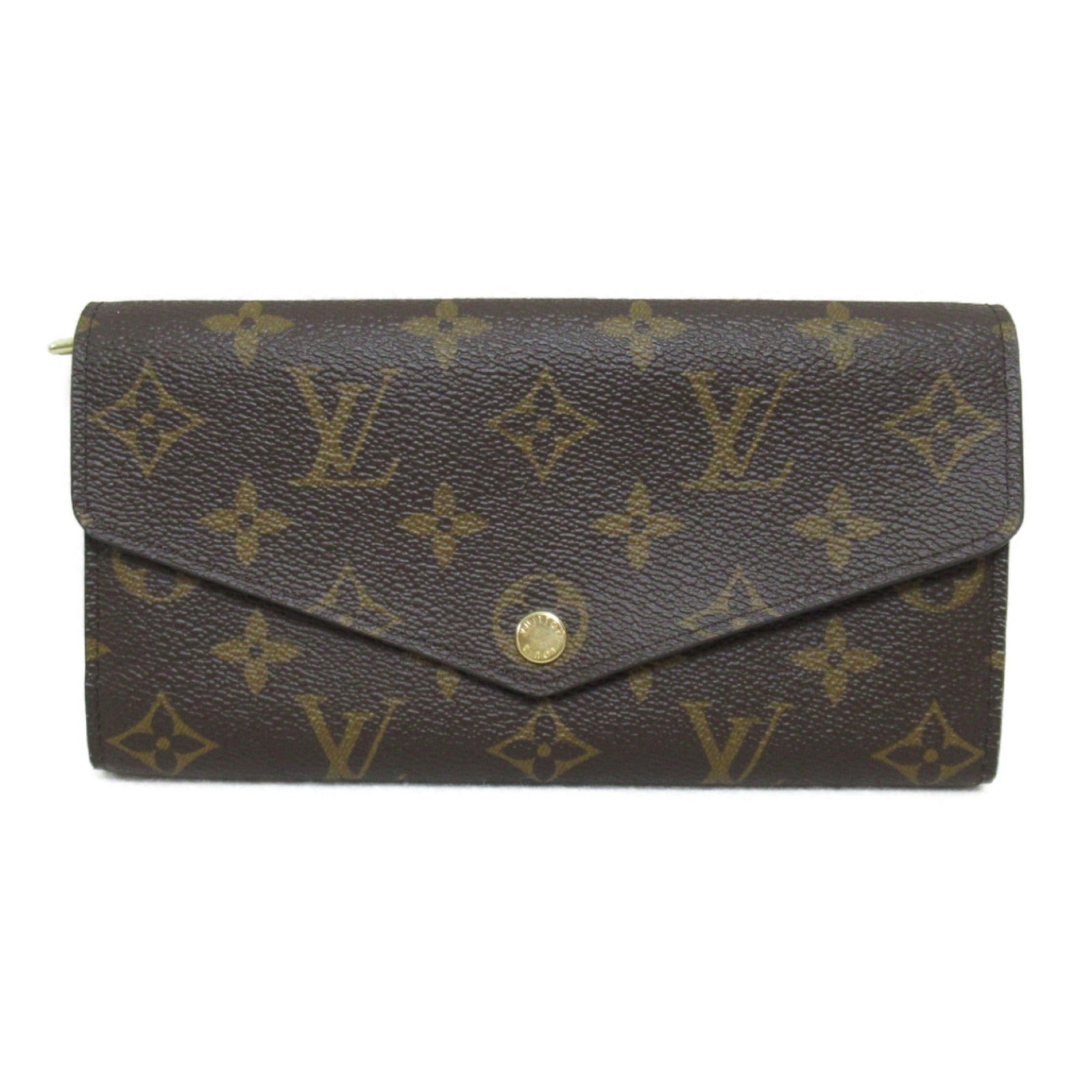 Louis Vuitton Portefolio Sarah Two Fold Wallet Two Folded Wallet Two Folded Wallet PVC  Canvas   Brown M60531
