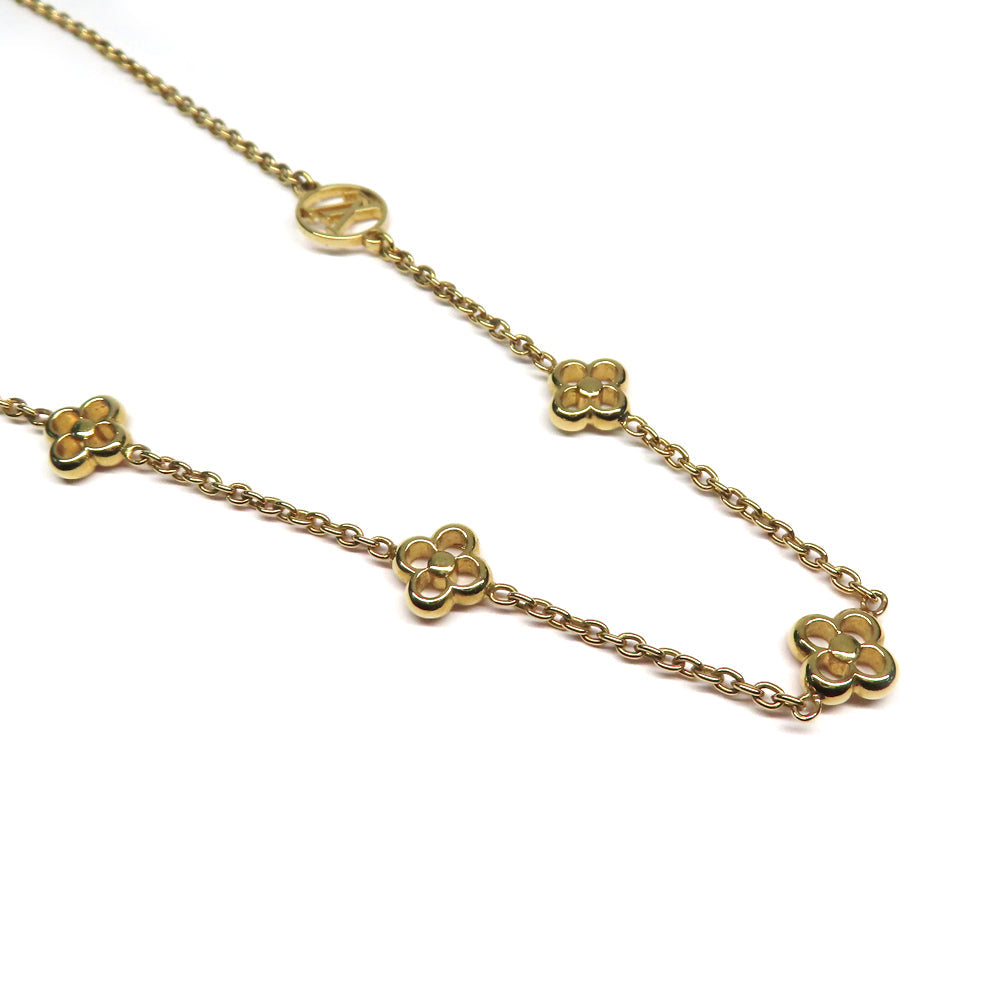 Louis Vuitton Necklace Flowerful Monogram G M68125 Metal  Jewelry Accessories