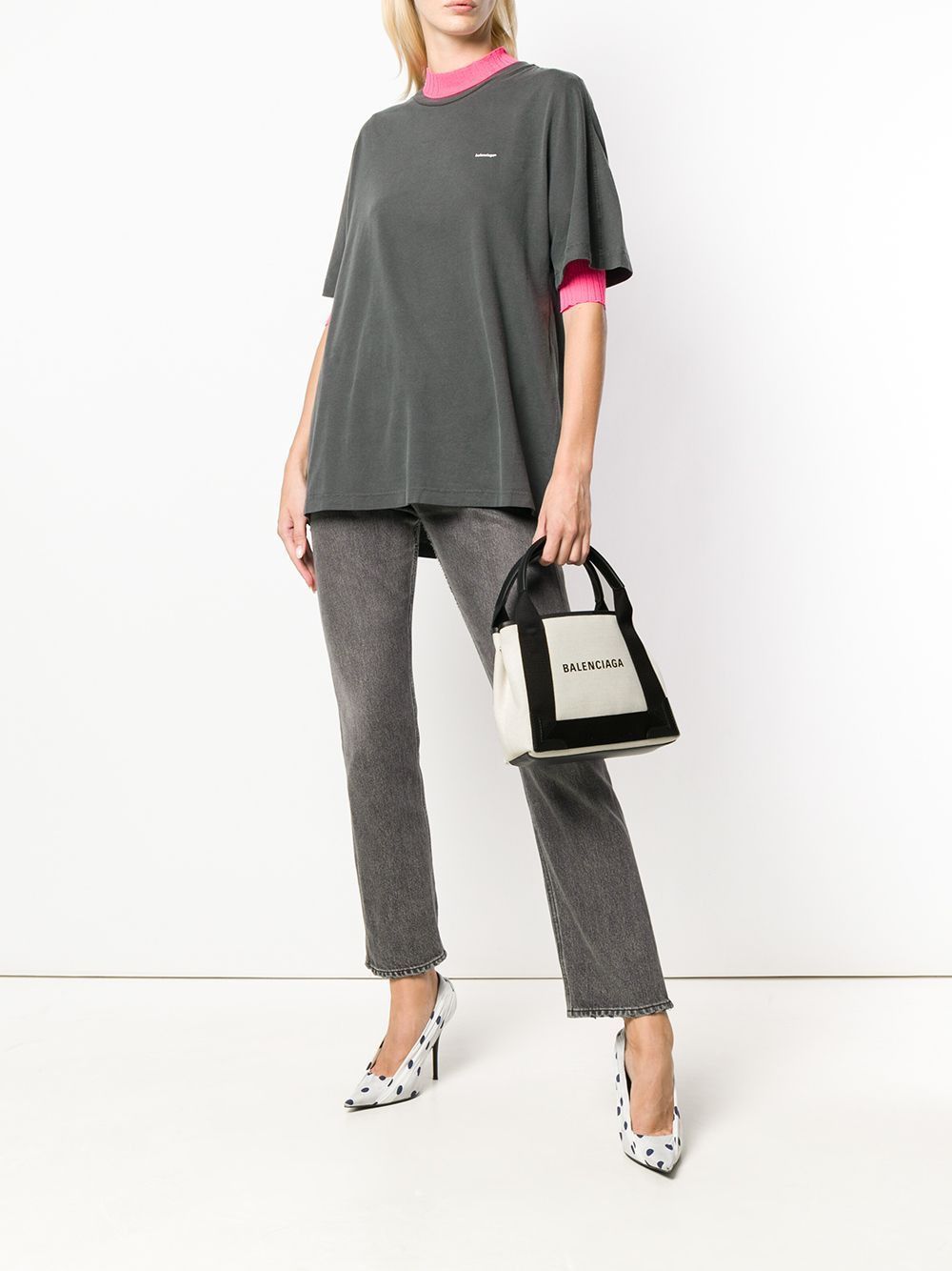 CABAS XS CANVAS TOTE BAG