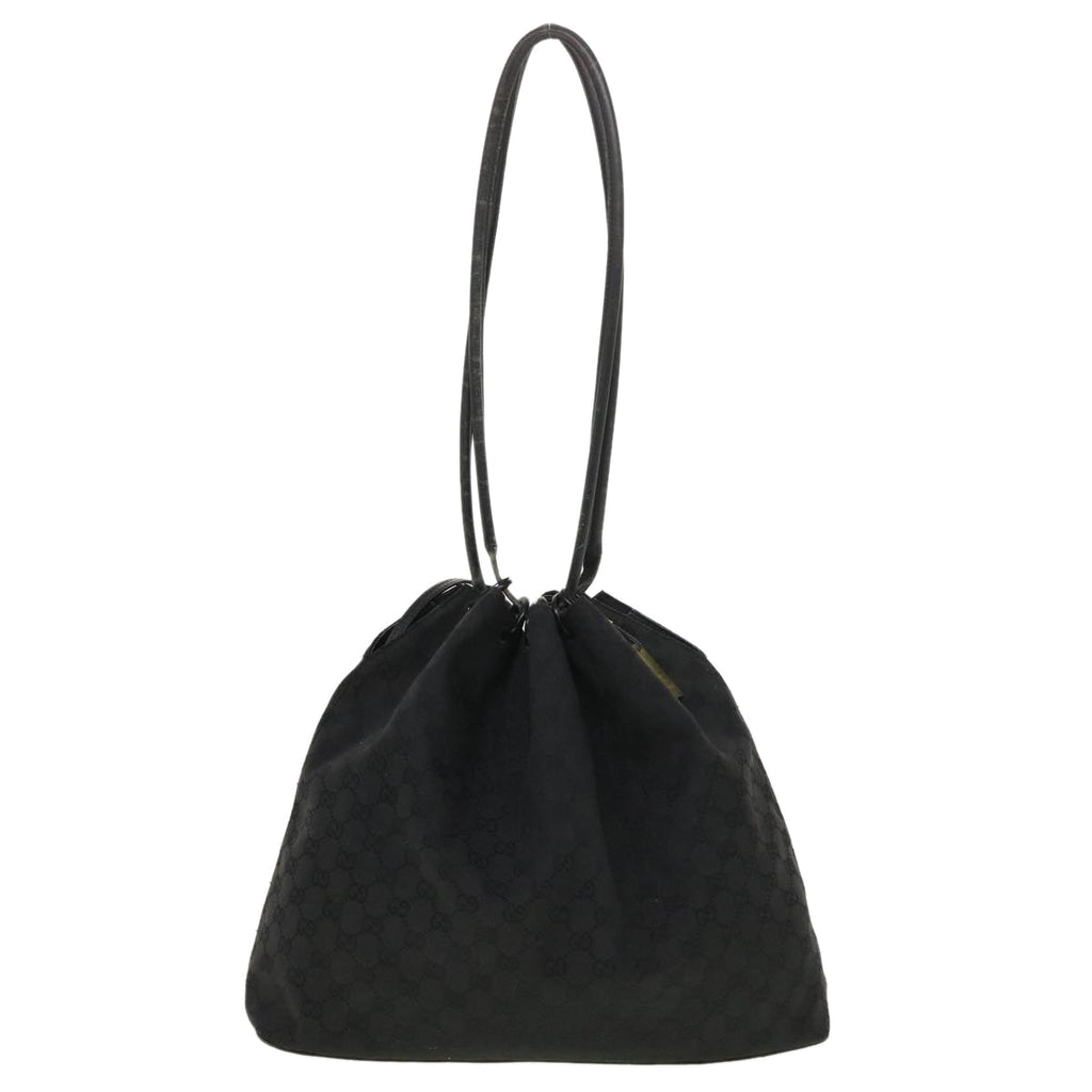 GUCCI GG Canvas Shoulder Bag Black 90640 002404 39133