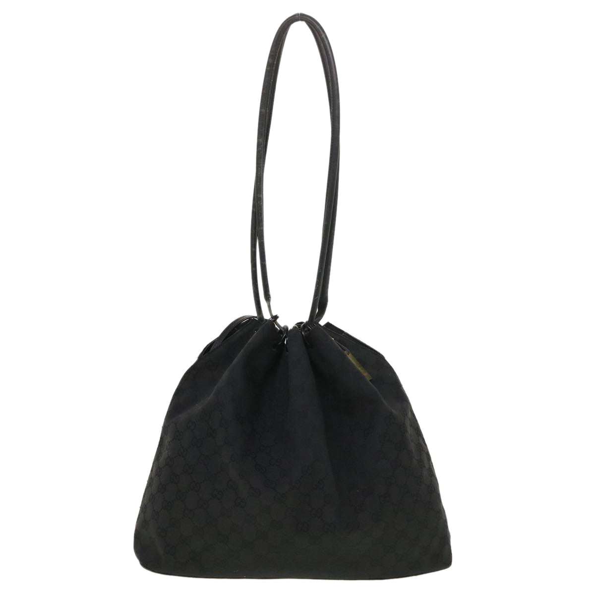 GUCCI GG Canvas Shoulder Bag Black 90640 002404 39133