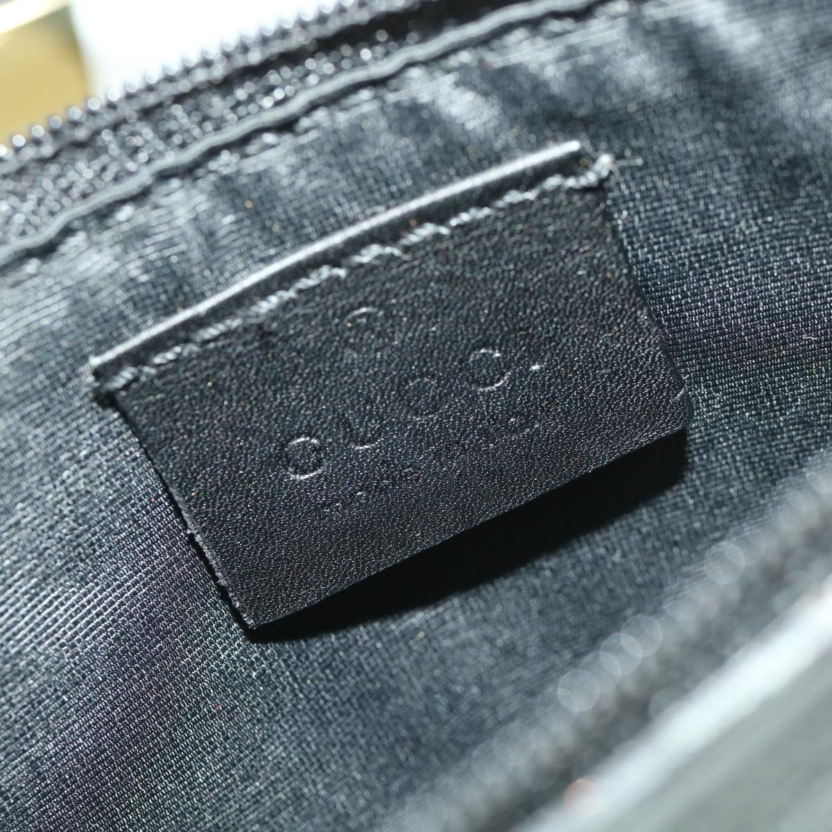 GUCCI GG Canvas Shoulder Bag Black 90640 002404 39133
