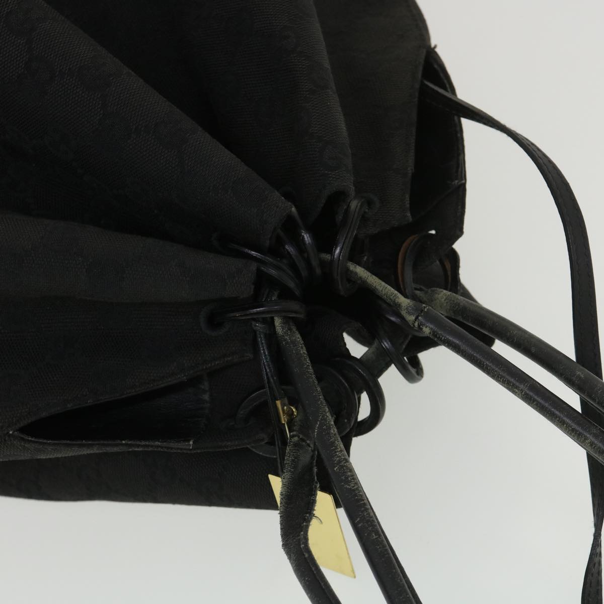 GUCCI GG Canvas Shoulder Bag Black 90640 002404 39133