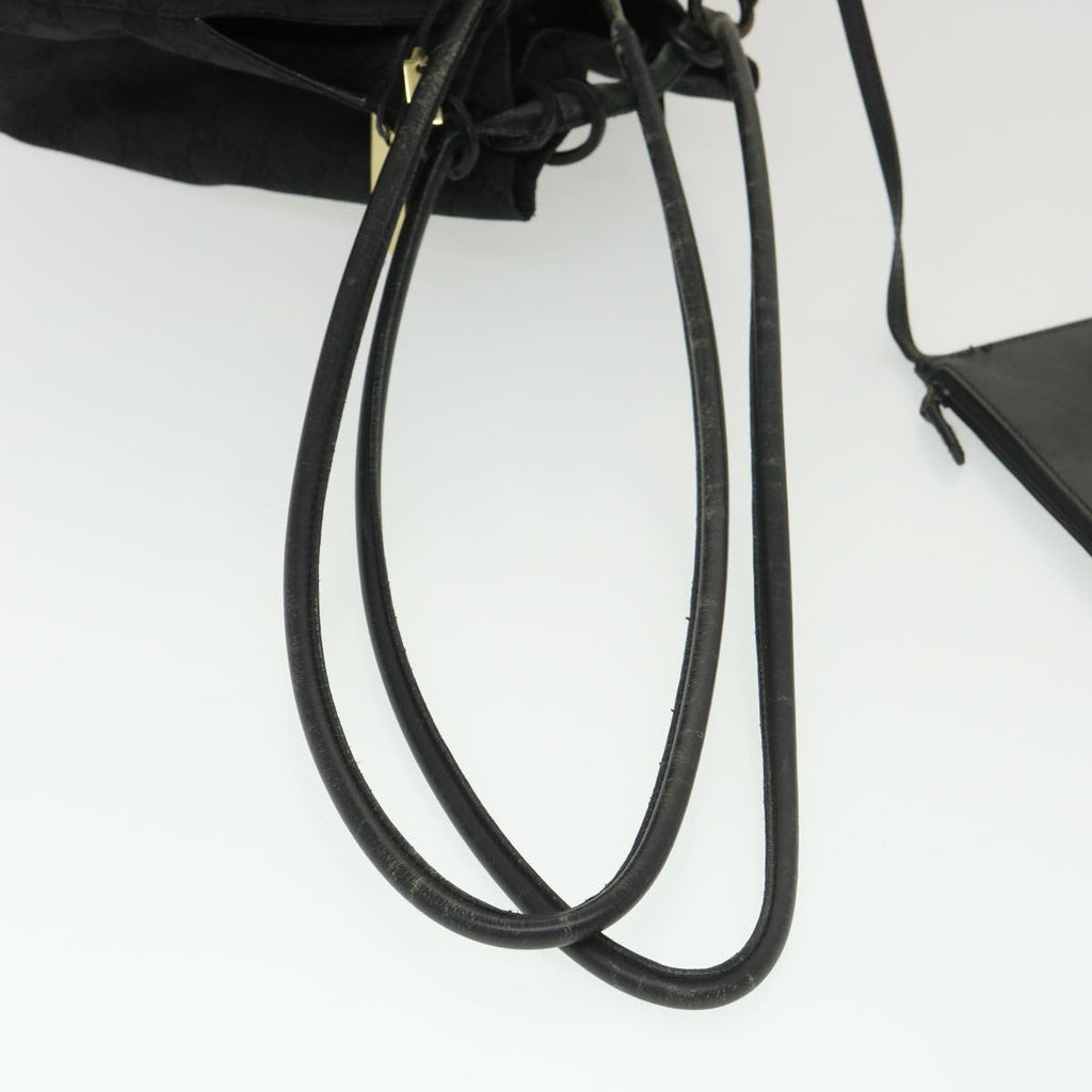 GUCCI GG Canvas Shoulder Bag Black 90640 002404 39133