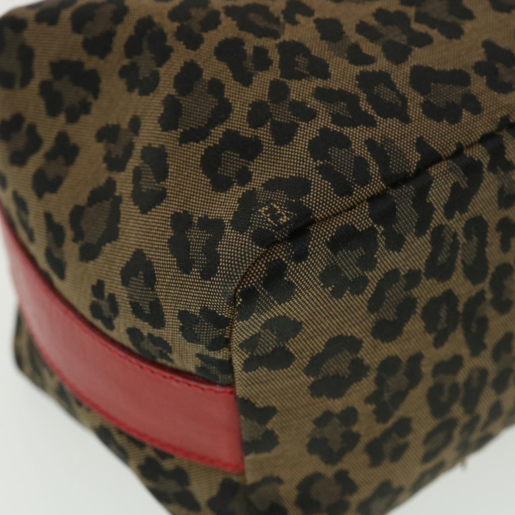 FENDI Pouch Canvas Brown 39141