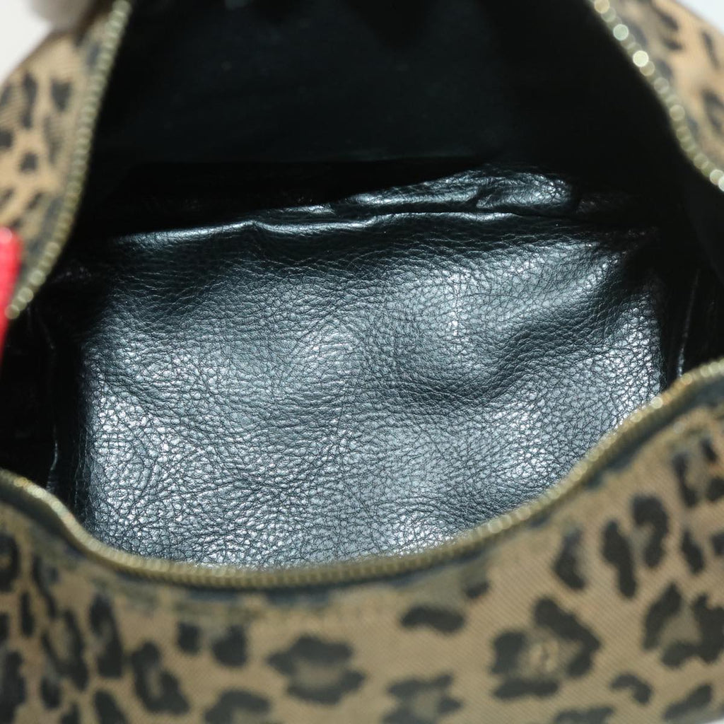 FENDI Pouch Canvas Brown 39141