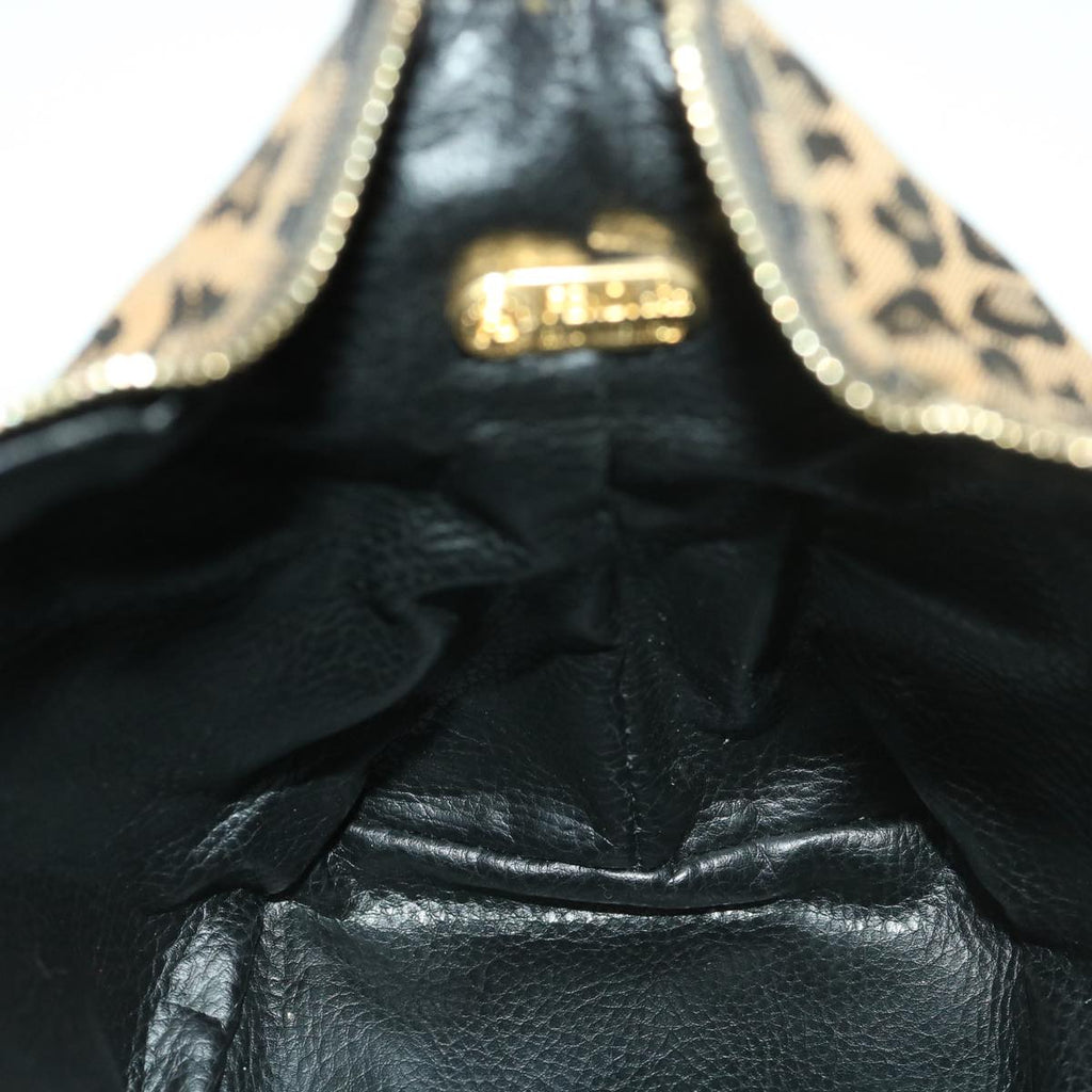 FENDI Pouch Canvas Brown 39141