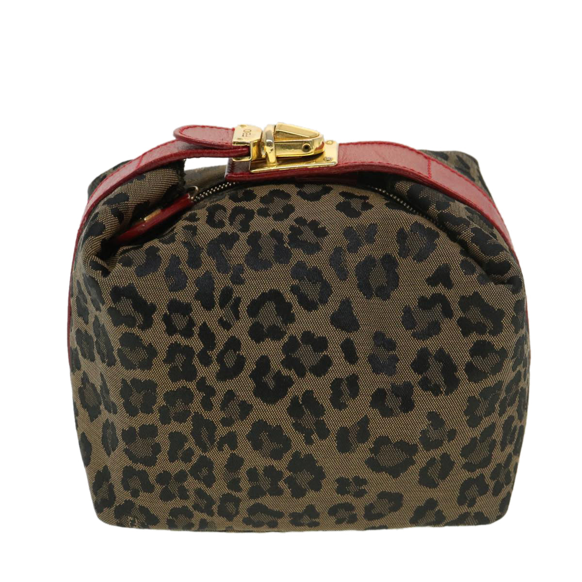 FENDI Pouch Canvas Brown 39141