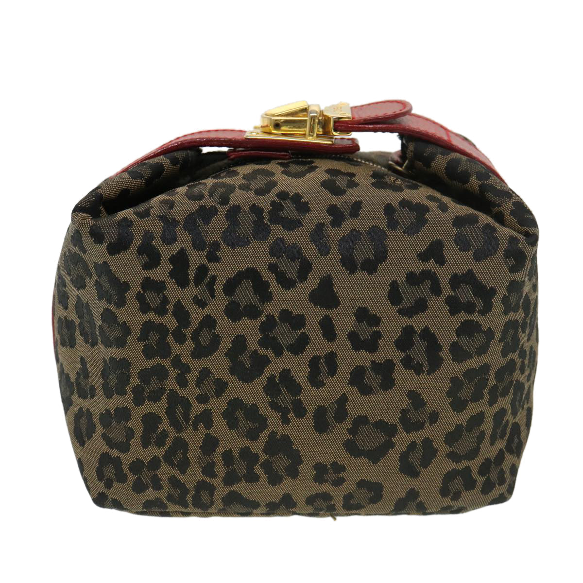 FENDI Pouch Canvas Brown 39141