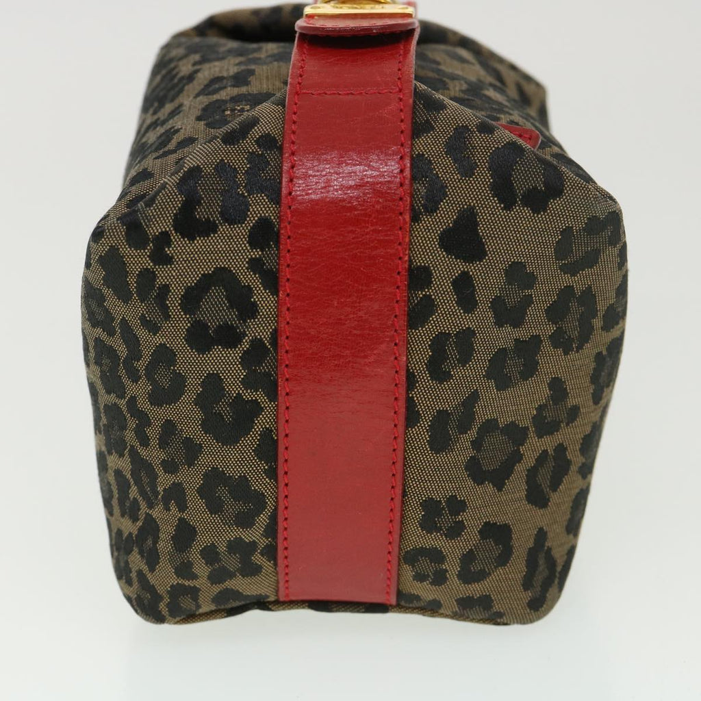 FENDI Pouch Canvas Brown 39141