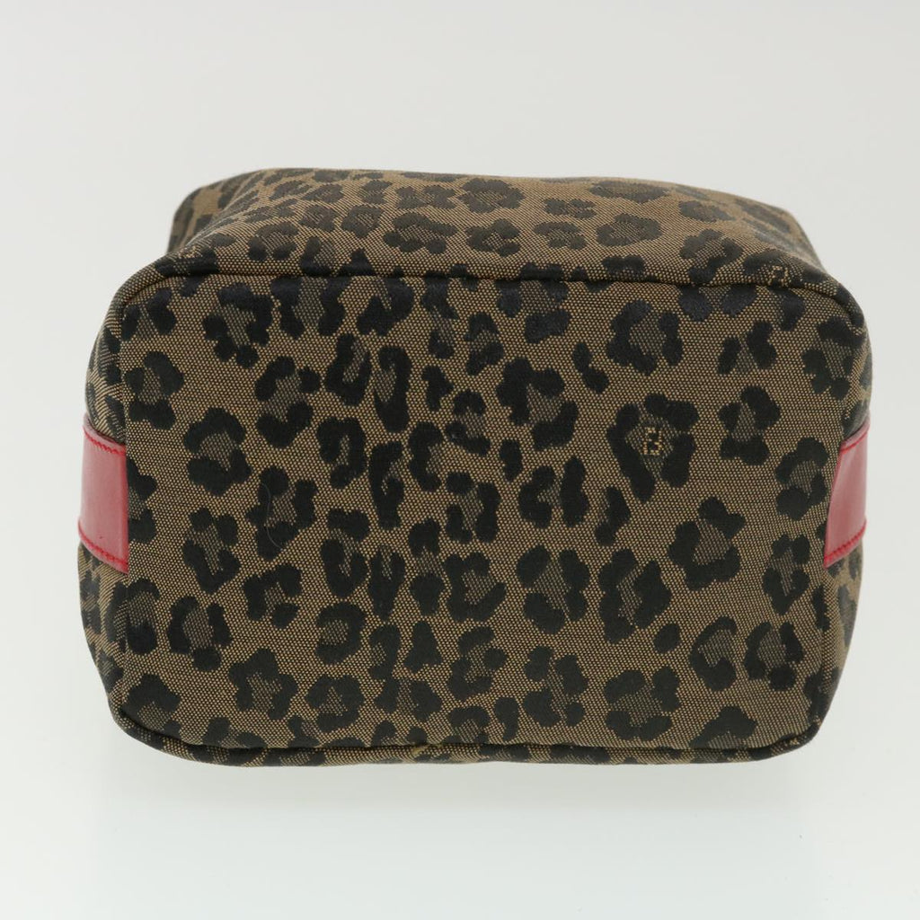 FENDI Pouch Canvas Brown 39141