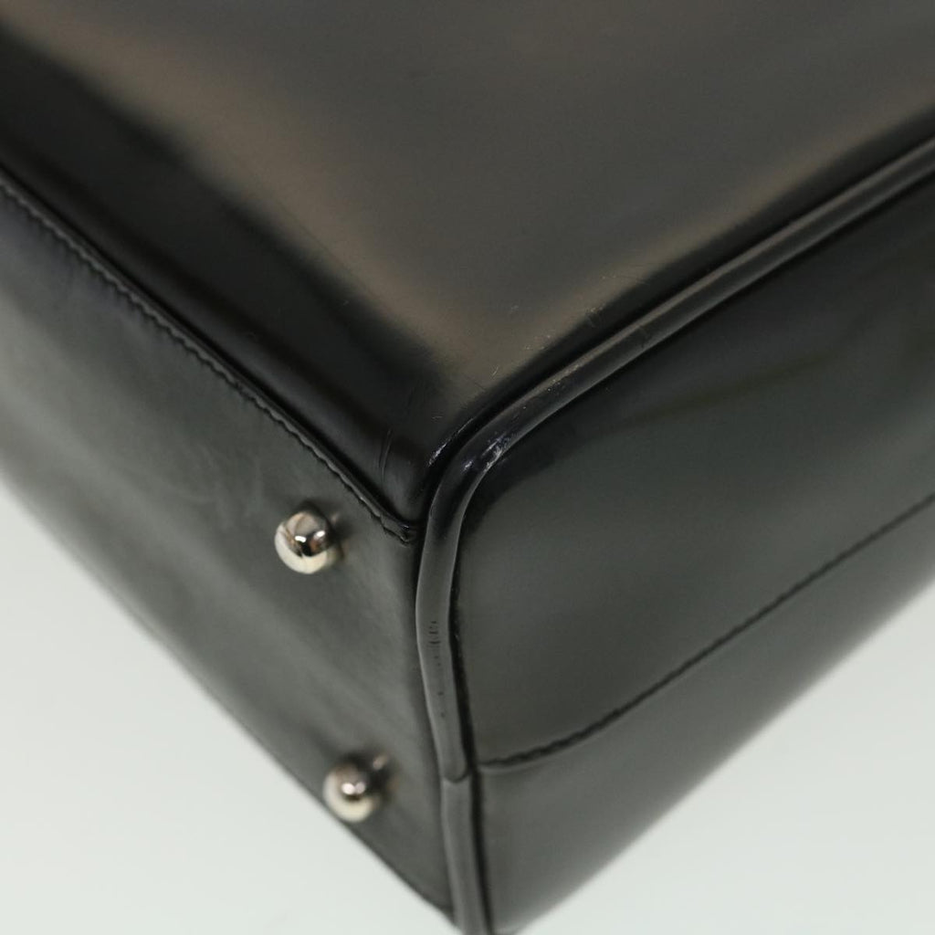 GUCCI Hand Bag Patent leather Black 00012740505 39143