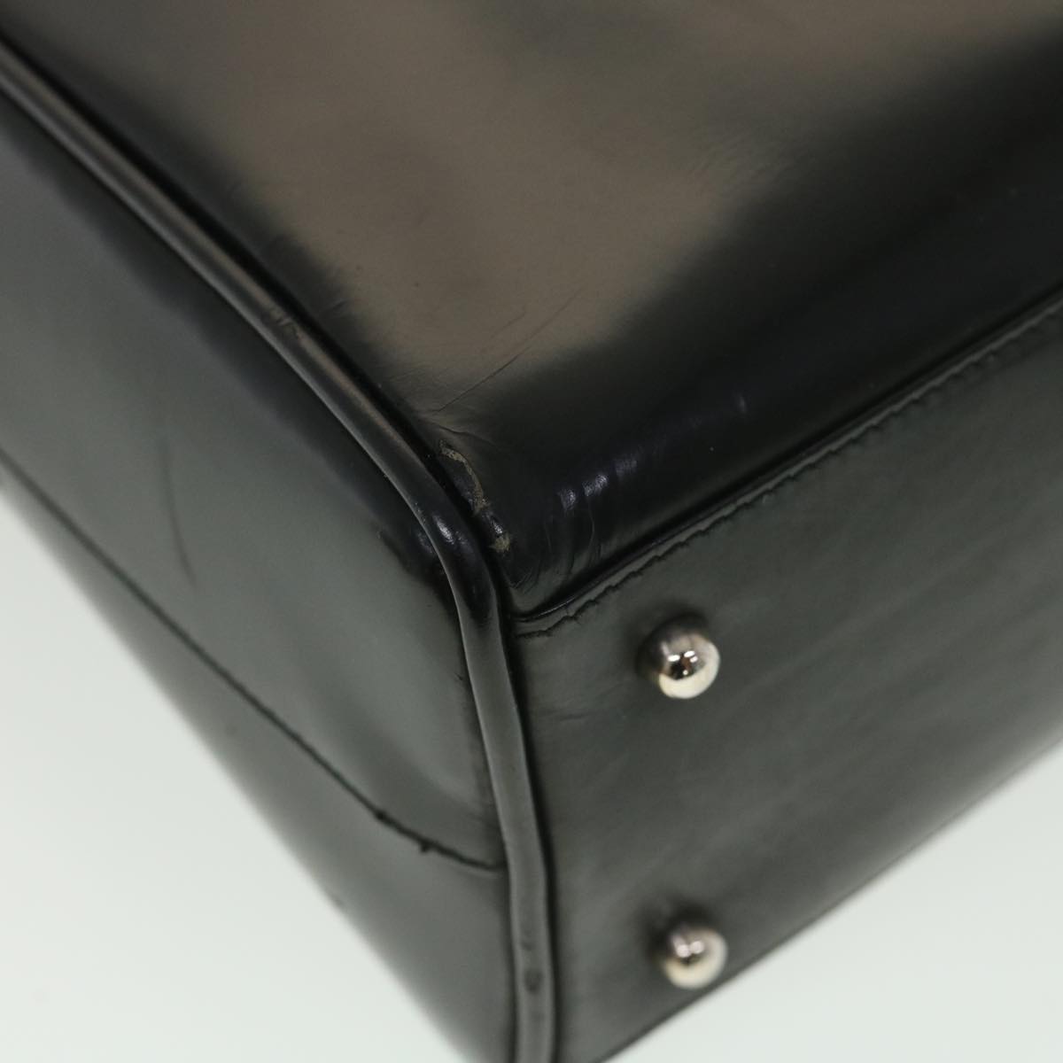 GUCCI Hand Bag Patent leather Black 00012740505 39143