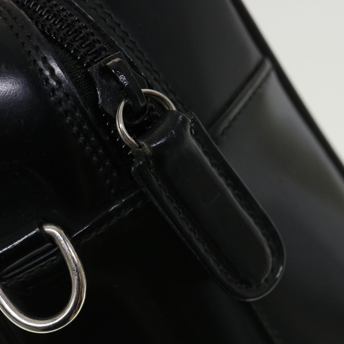 GUCCI Hand Bag Patent leather Black 00012740505 39143