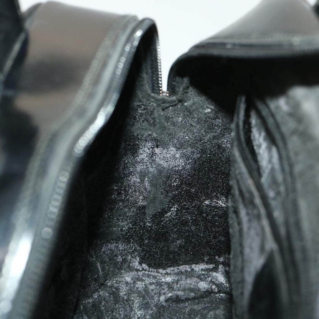 GUCCI Hand Bag Patent leather Black 00012740505 39143