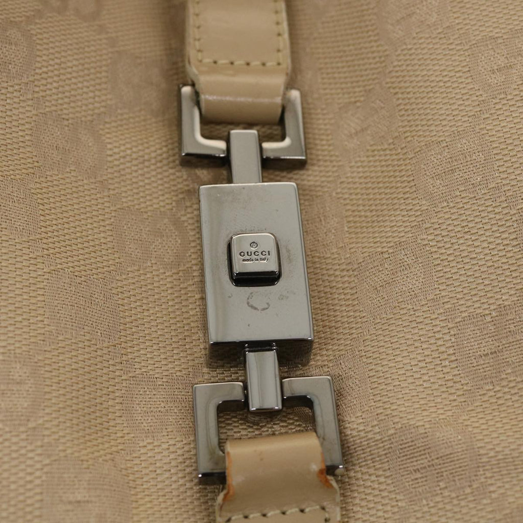 GUCCI GG Canvas Jackie Shoulder Bag Beige 0013346 39146