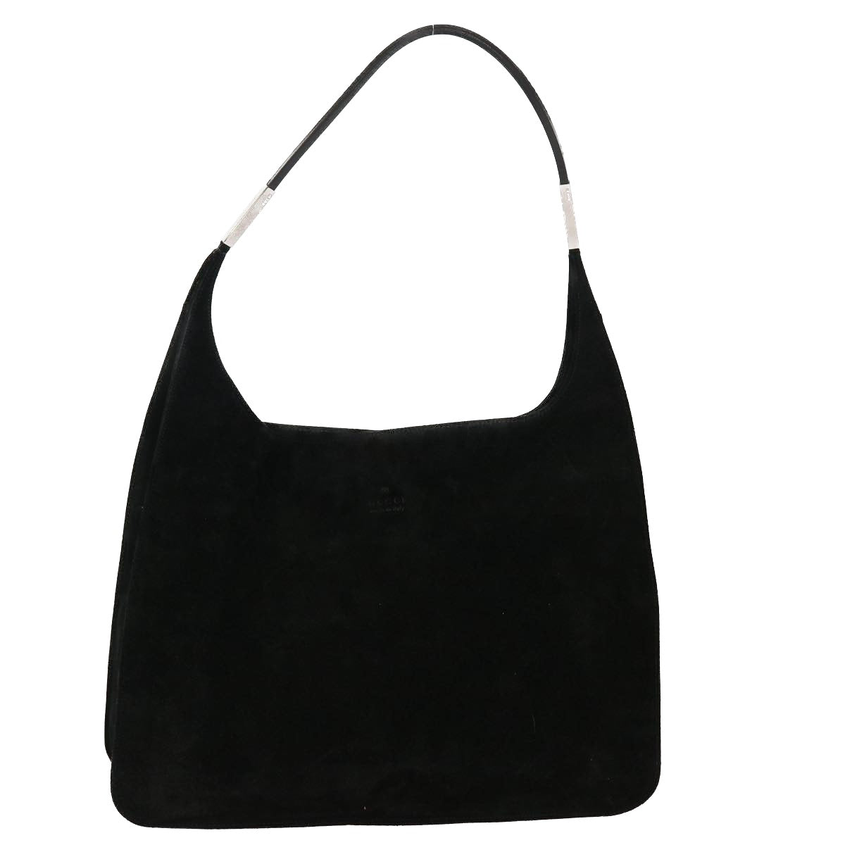 GUCCI Shoulder Bag Suede Black 002113 39171