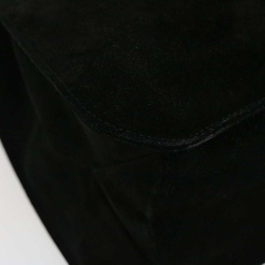 GUCCI Shoulder Bag Suede Black 002113 39171