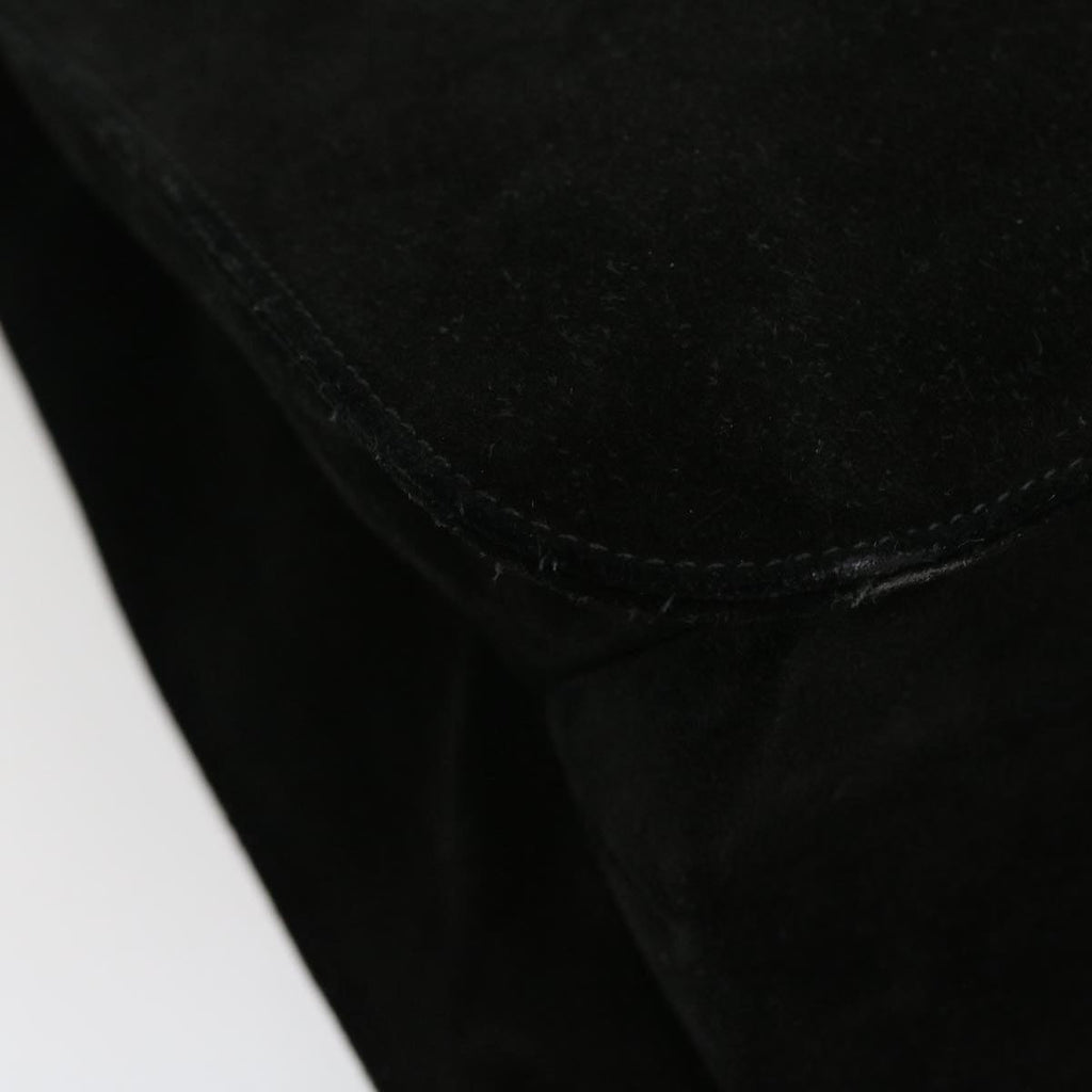 GUCCI Shoulder Bag Suede Black 002113 39171