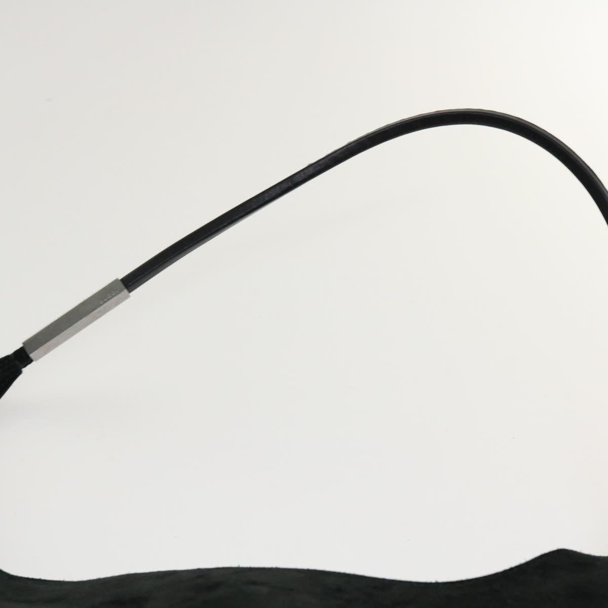 GUCCI Shoulder Bag Suede Black 002113 39171