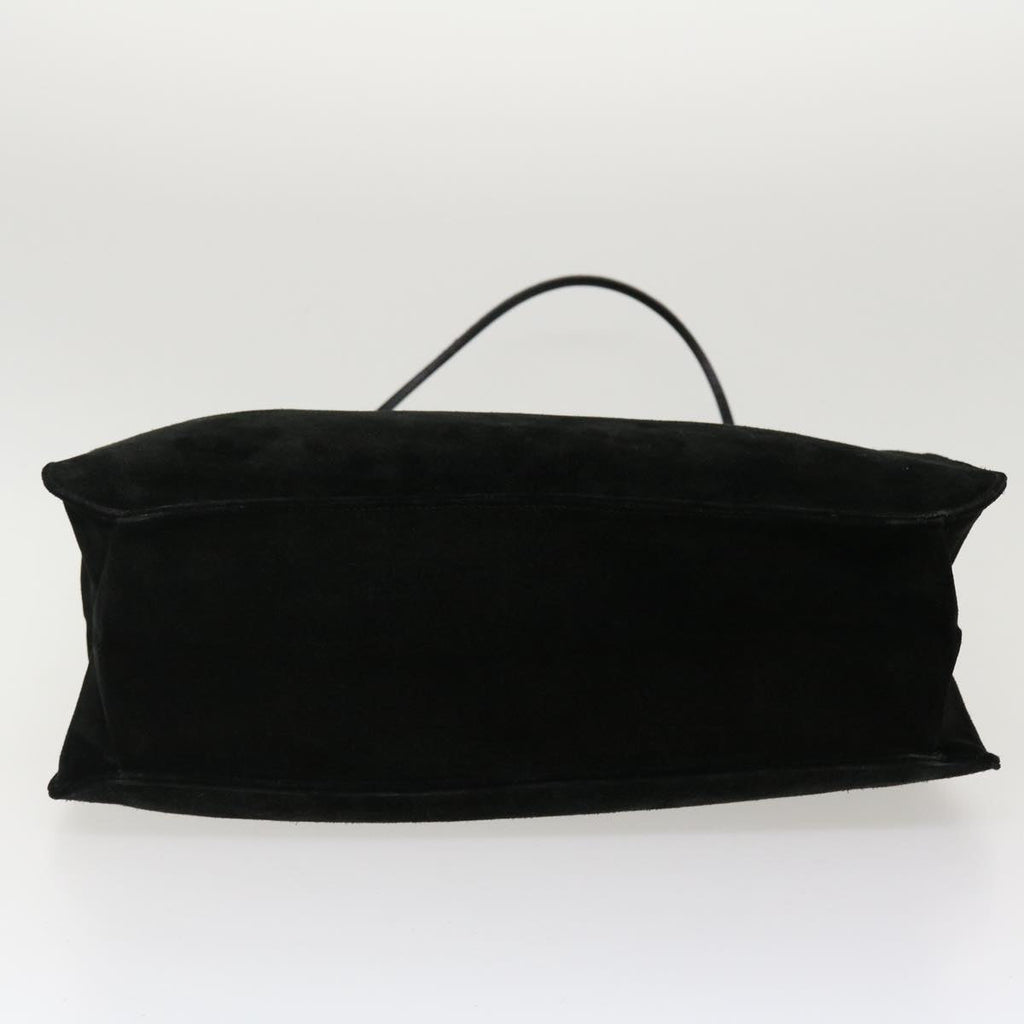 GUCCI Shoulder Bag Suede Black 002113 39171