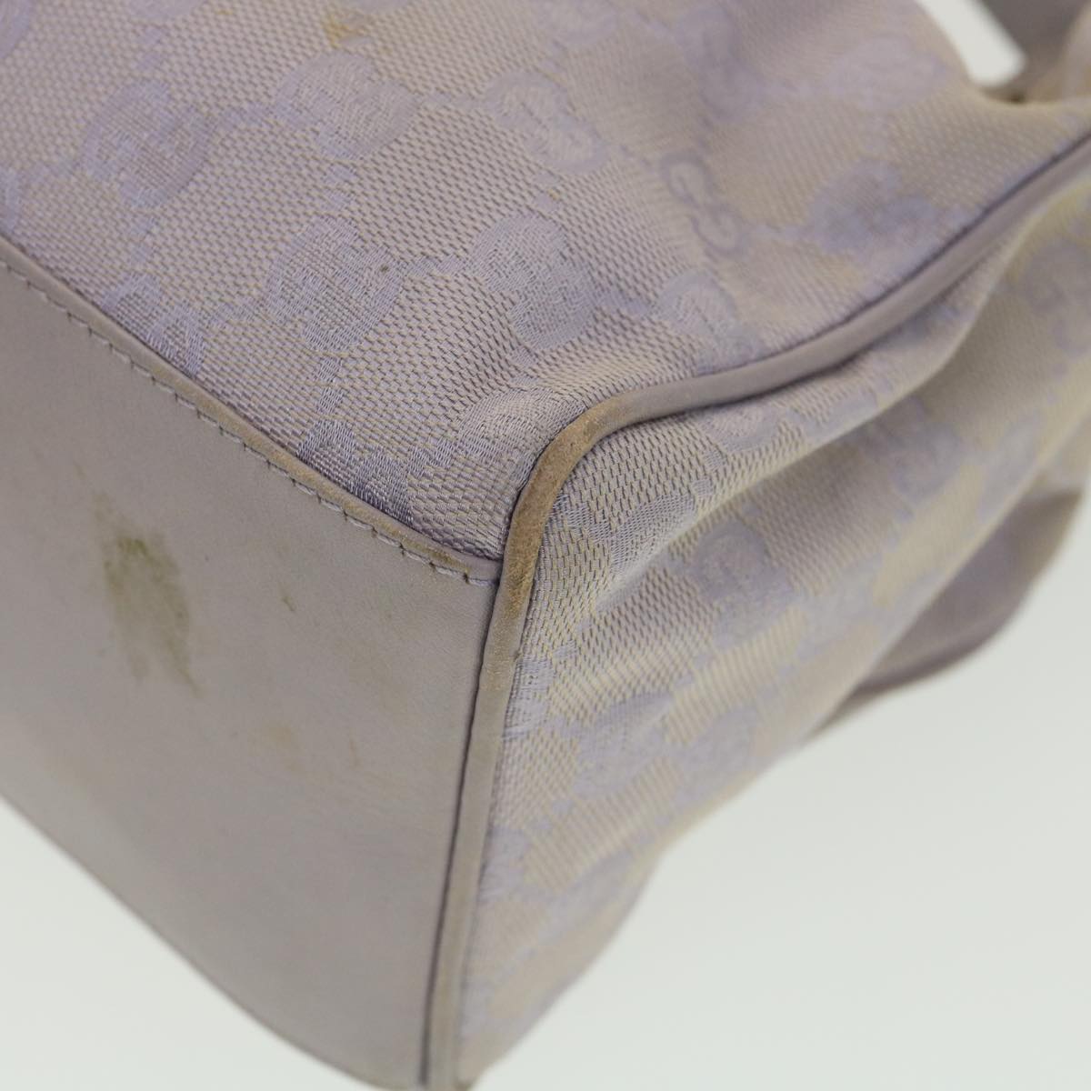 GUCCI GG Canvas Shoulder Bag Purple 92699 39197